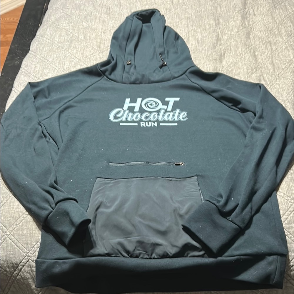 Hot Chocolate Run Hoodie Mens Large